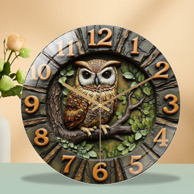 Horloge murale Creative Owl