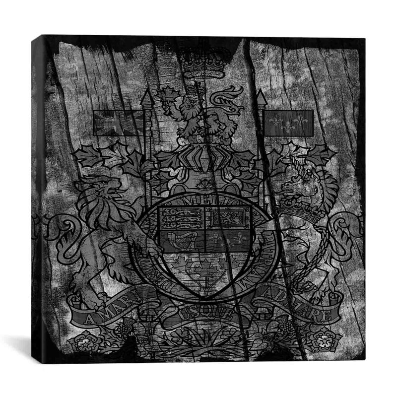 #3 sur toile, "revêtements de l’accoudoirs canada", H 18 po x l 18 po x P 0,75 po