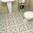 Revival 8" x 8" Ceramic Patterned Wall & Floor Tile