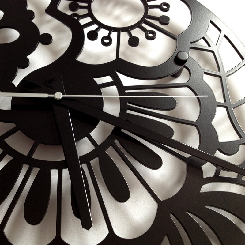 Floro Metal Wall Clock