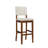 Upholstered Counter Stool with Solid Wood Frame-52517034-52517032