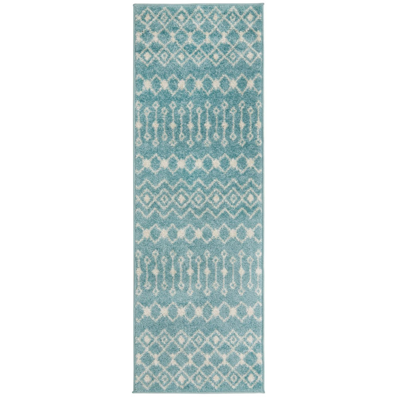 Abstract Indoor Rug, Runner 2' x 6'