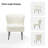 Euclid Faux Leather Chair With Metal Base-1978972595