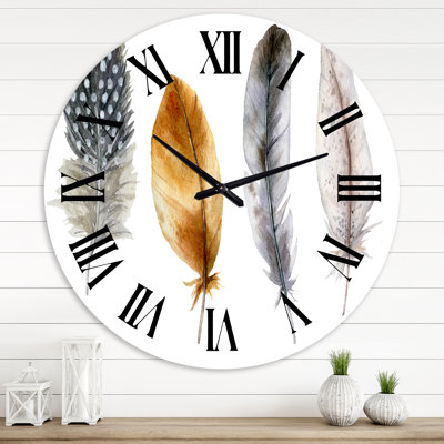 Horloge murale bohème et éclectique Boho