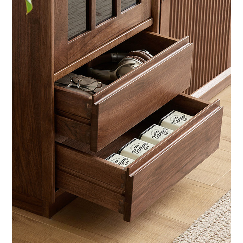 Armoire d'appoint en verre simple