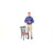 Oliverson School House Back Metal Restaurant Chair-23840622