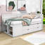Lit de jour Nadira avec tiroirs de rangement, tablettes et lattes-366878358-366878361
