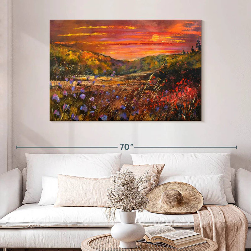 Alvord Sunset Meadow, H 32 po x l 48 po