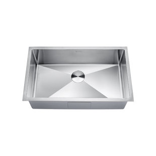 Rotenia Series 34'' L Single Bowl Stainless Steel Kitchen Sink