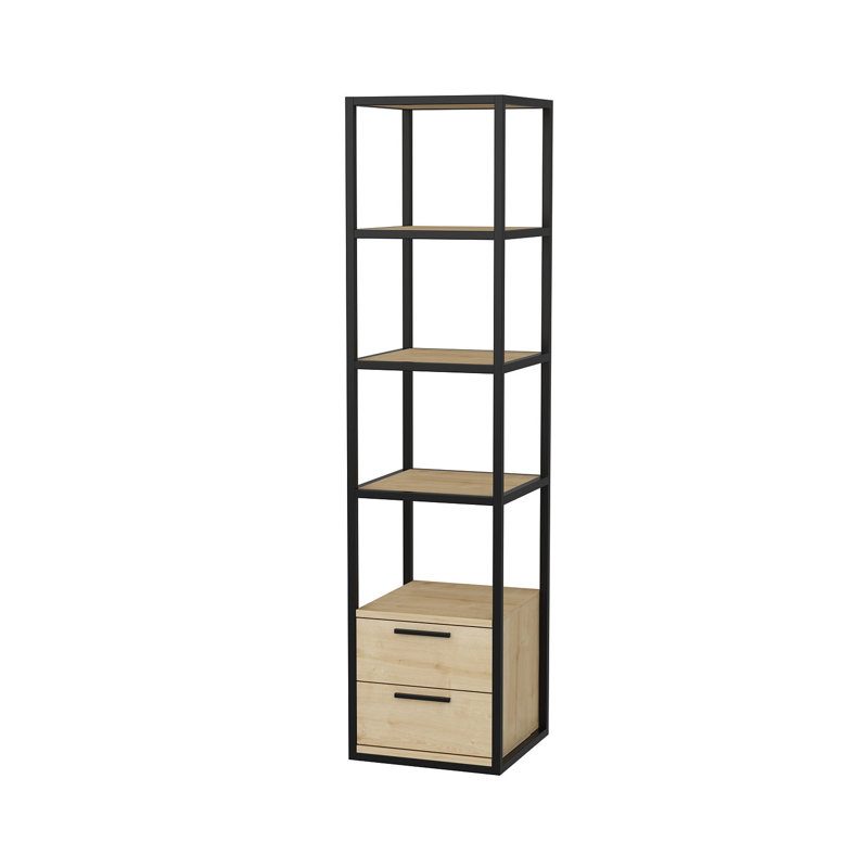 Bibliothèque, Beige/noir