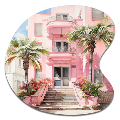 Hillhouse - Miami Drop Shape Irregular Metal Wall Decor