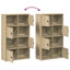 Anagnos 101.5cm H x 60cm W Bookcase-741597269