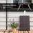 Outdoor End Table With Pe Weave - To Elements Folding In Brown Suitable For Various Locations