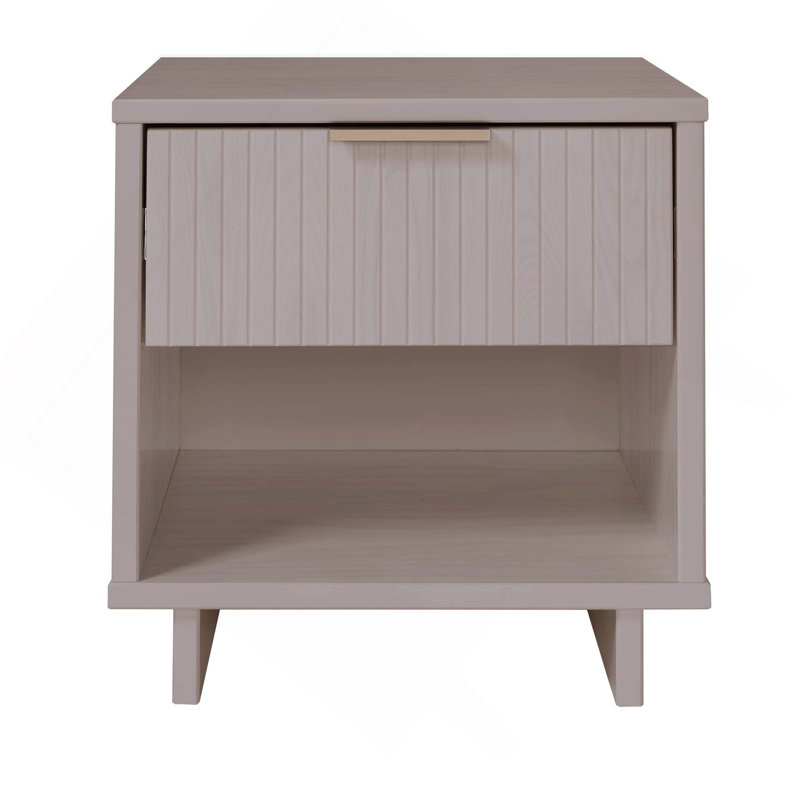 Table de chevet en gris clair, Gris clair