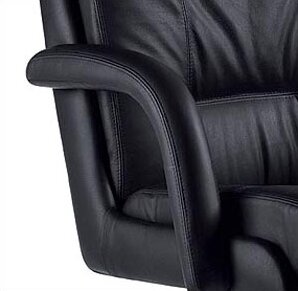 Global Arturo Bonded Leather High Back Tilter Chair 50 H Black - Office  Depot