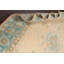 Tapis décoratif en laine de conception unique noué à la main New Age Oushak beige/bleu 9 pi x 12 pi New Age