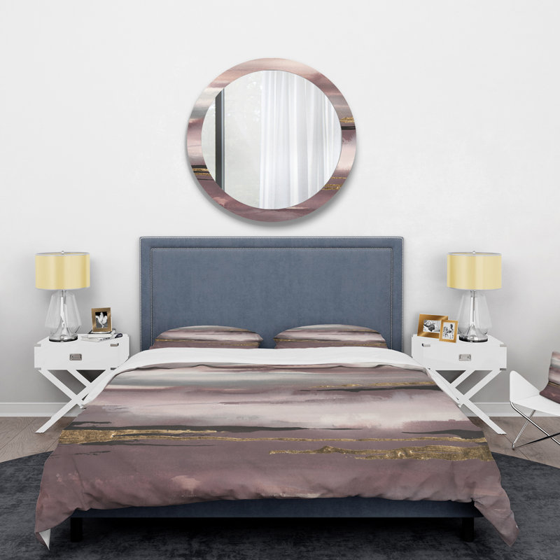Ensemble de housse de couette Purple Glam Storm IV - Glam & Shabby Elegance - Microfibre de polyester