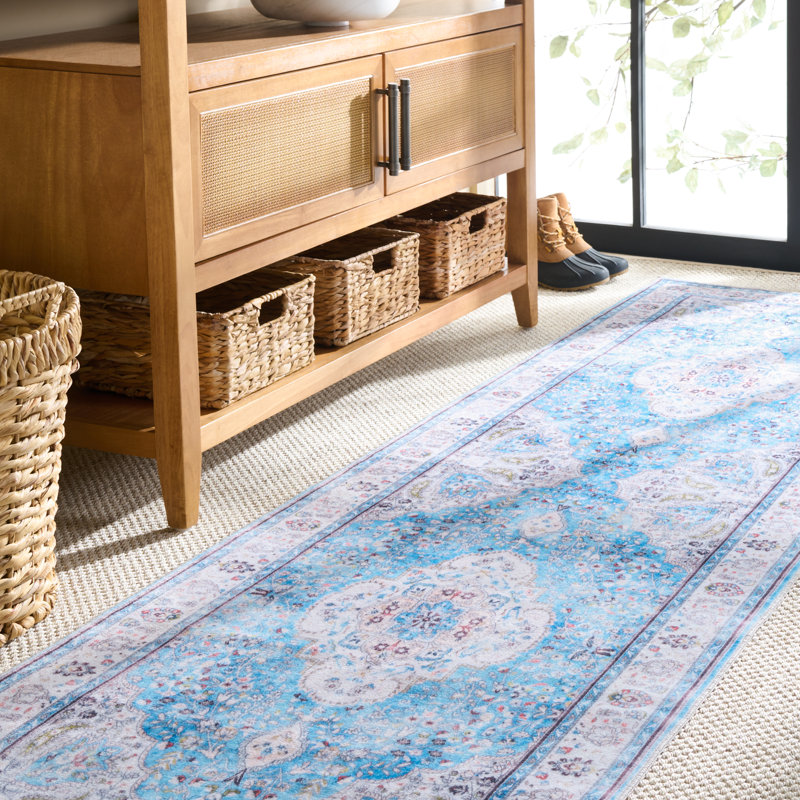 Msrw Tucson 136 Performance Machine Washable Oriental Rug, Runner 2'6" x 8'