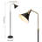 HonoDing 58" Black Floor Lamp,No Bulb