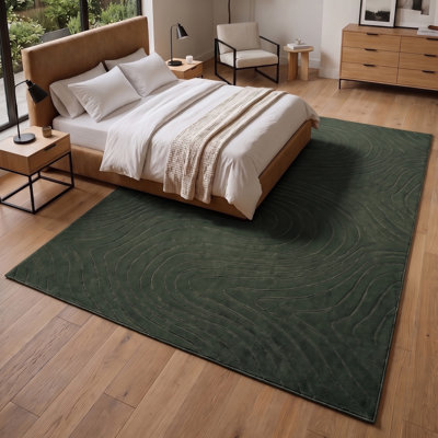 Tapis moderne lavable en machine Somos