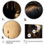 «Black and Gold Violets II» - art mural violet pour le salon-1303225201-1303225212