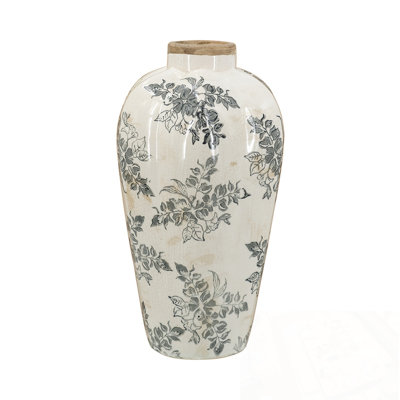Dégradé en céramique avec motif floral
