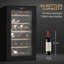 Belfry Kitchen Four Zone 43cm Free-standing 24 Bottle Wine Refrigerator,Wine & Beverage Refrigerator