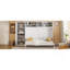 Grand lit escamotable mural avec armoires, grand-1463112774