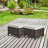 Schutt Wicker Outdoor Ottoman with Cushions-1393356019-1393356021