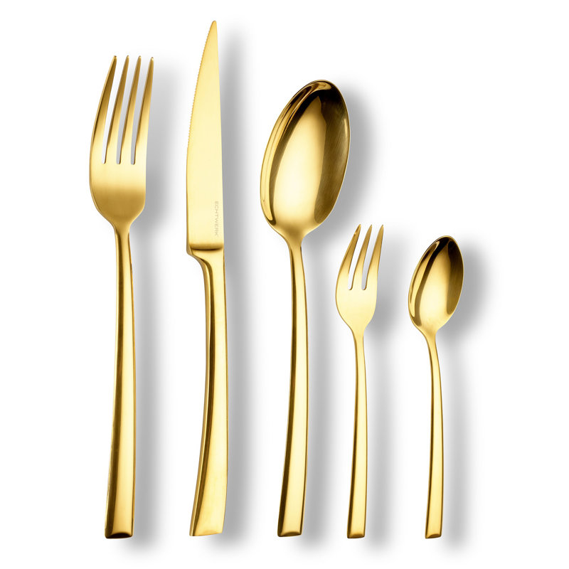 Avelino 30 Piece Cutlery Set, Service for 6, Gold