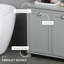 Tilt-Out Laundry Sorter Cabinet, Bathroom Storage Organizer With Two-Compartment Tilt-Out Hamper