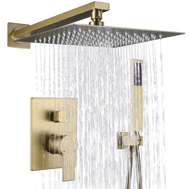 Designer Collection DC100G Square Grid Shower Drain Finish: Brushed Gold