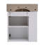Meuble-lavabo flottant 21,6 pouces avec lavabo en céramique-1623747981