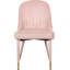 Chaise d'appoint rembourrée en velours Belle-319726424
