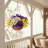 2 Sets Artificial Hanging Pansy Flowers With Baskets, 24 Pcs UV Resistant Faux Silk Pansy Outdoor Hanging Flower For Porch Patio Garden Home Spring Decor