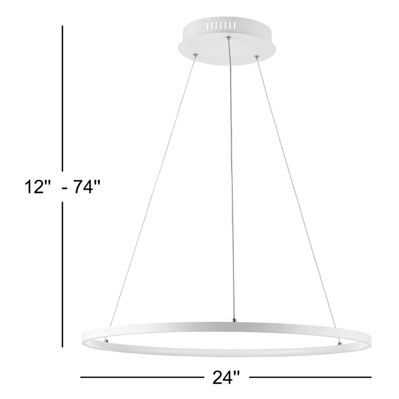 Shannondale 1 - Light White Unique/Statement Pendant