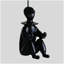 Lampe de table clown moderne 21,25 po-370708586-370708590