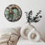 Horloge murale en bois 10 po, mouvement silencieux, à piles (piles AA non incluses), décor artistique, parfait pour les décorations