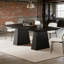Table de salle à manger de style moderne, table de cuisine en bois spacieuse, table de réunion, table d'ordinateur