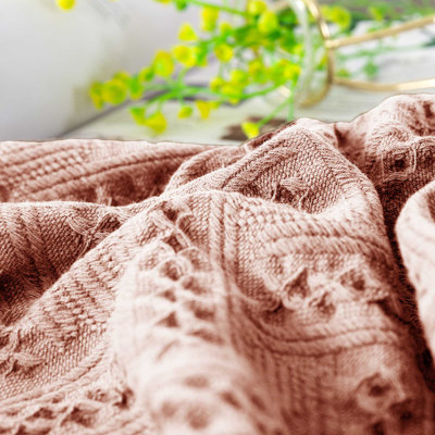 Knitted Throw Blanket