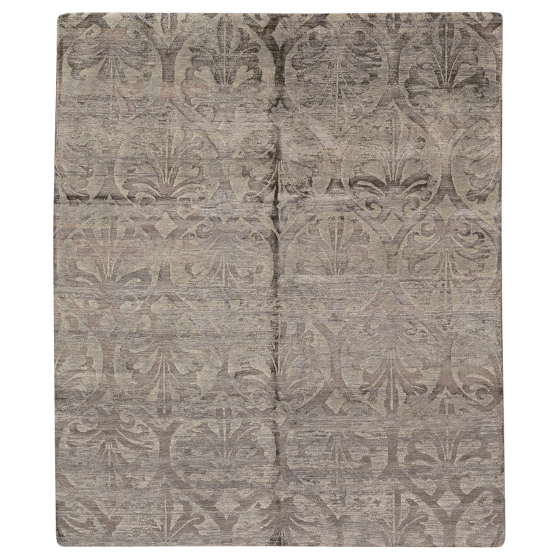 Tapis rectangulaire noué à la main