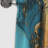 Sharolyn - Abstract Marble Curtain - Blackout Marble Curtain - 1 Panels-539930574
