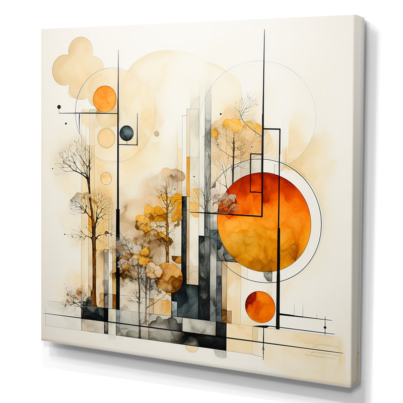 «Serene Autumn Lansdcape I», reproduction sur toile, Toile tendue, 24" H x 24" W