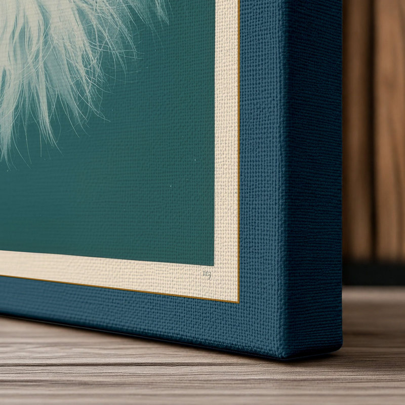 Print, 30x20 - 76.2 x 50.8 cm, Teal Border
