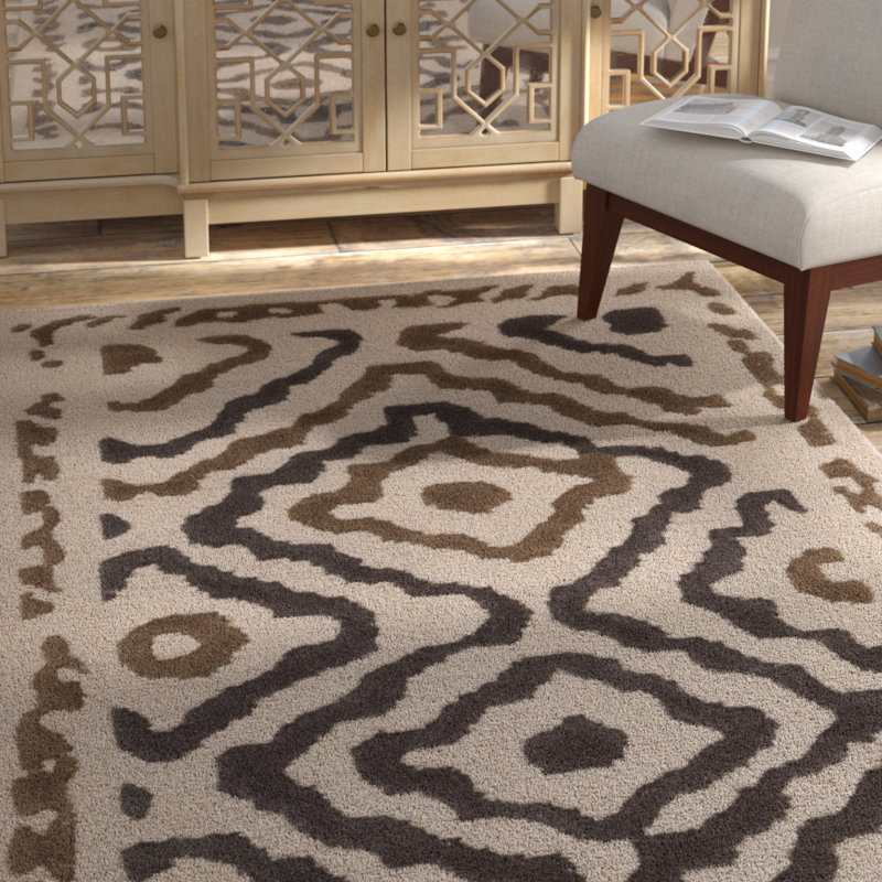 Sala Wool Geometric Indoor Rug, Rectangle 8' x 11'