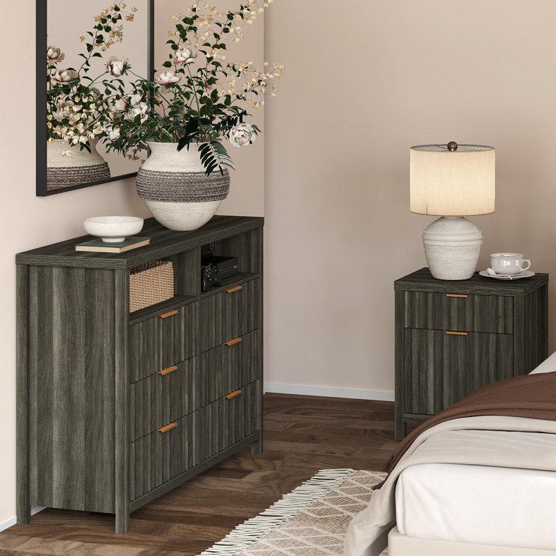 Arrilla 3-Piece Bedroom Set, Black
