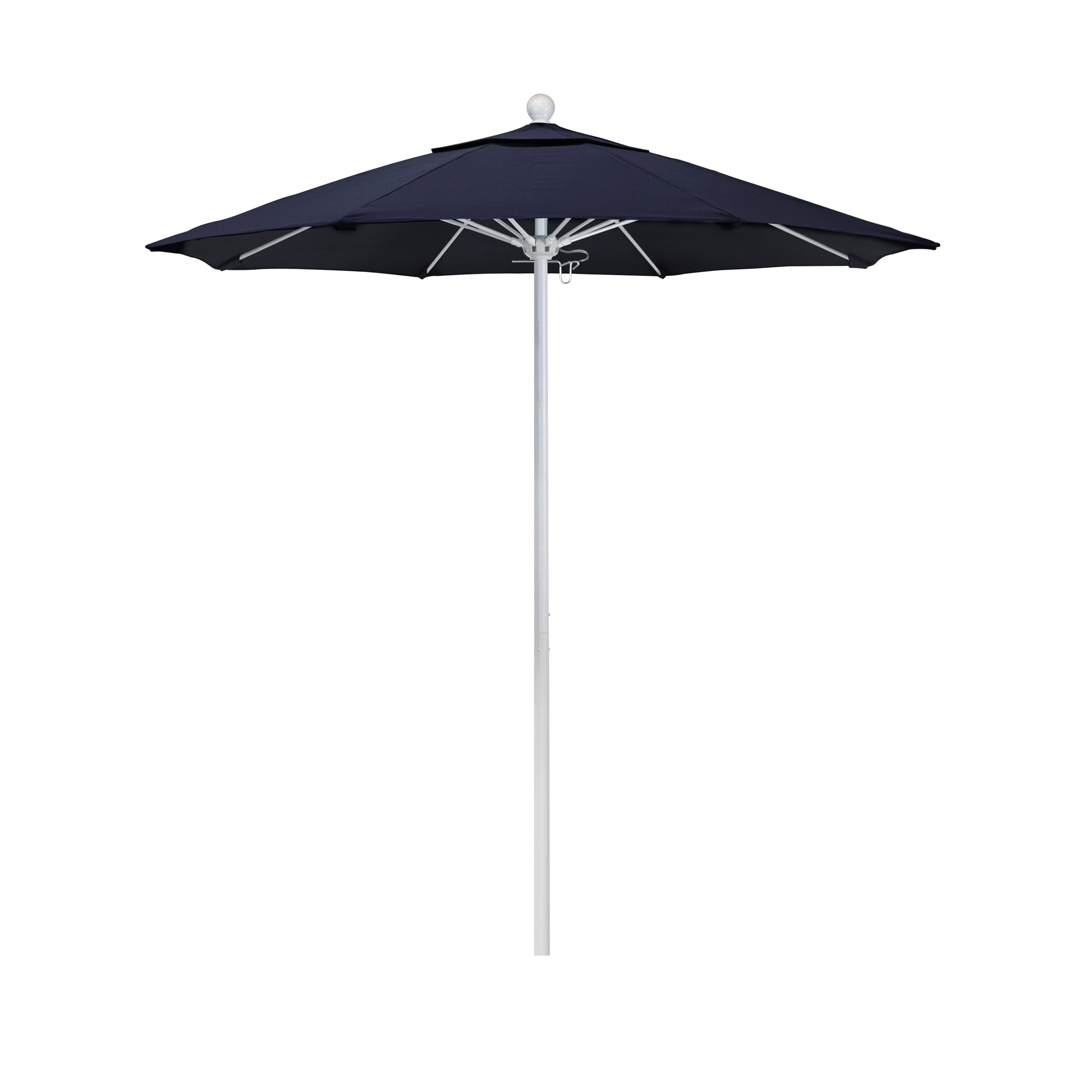 Hibo 90'' Sunbrella® Outdoor Umbrella, Canvas Navy Sunbrella® Canvas