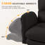 Fauteuil de bureau à dossier moyen en similicuir à pattes croisées, fauteuil de bureau résistant aux égratignures avec accoudoirs réglables et fonction d'inclinaison relevable, fauteuil de direction pivotant à roulettes avec poches de rangement latérales-117671836-130973135