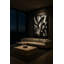 Obsidian Pulse Framed Canvas Wall Art by Kasian Art Studio - Black Frame