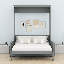 Lit escamotable mural Murphy avec coussin-859075535